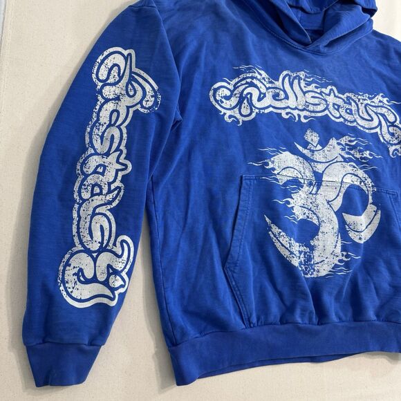 Hellstar Blue Pullover Hoodie Adult Size XL - Picture 6 of 12